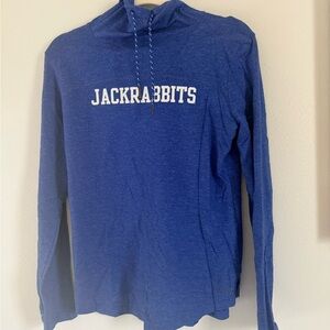 Women’s SDSU Jackrabbits Columbia Blue Sweatshirt with White Print Size M